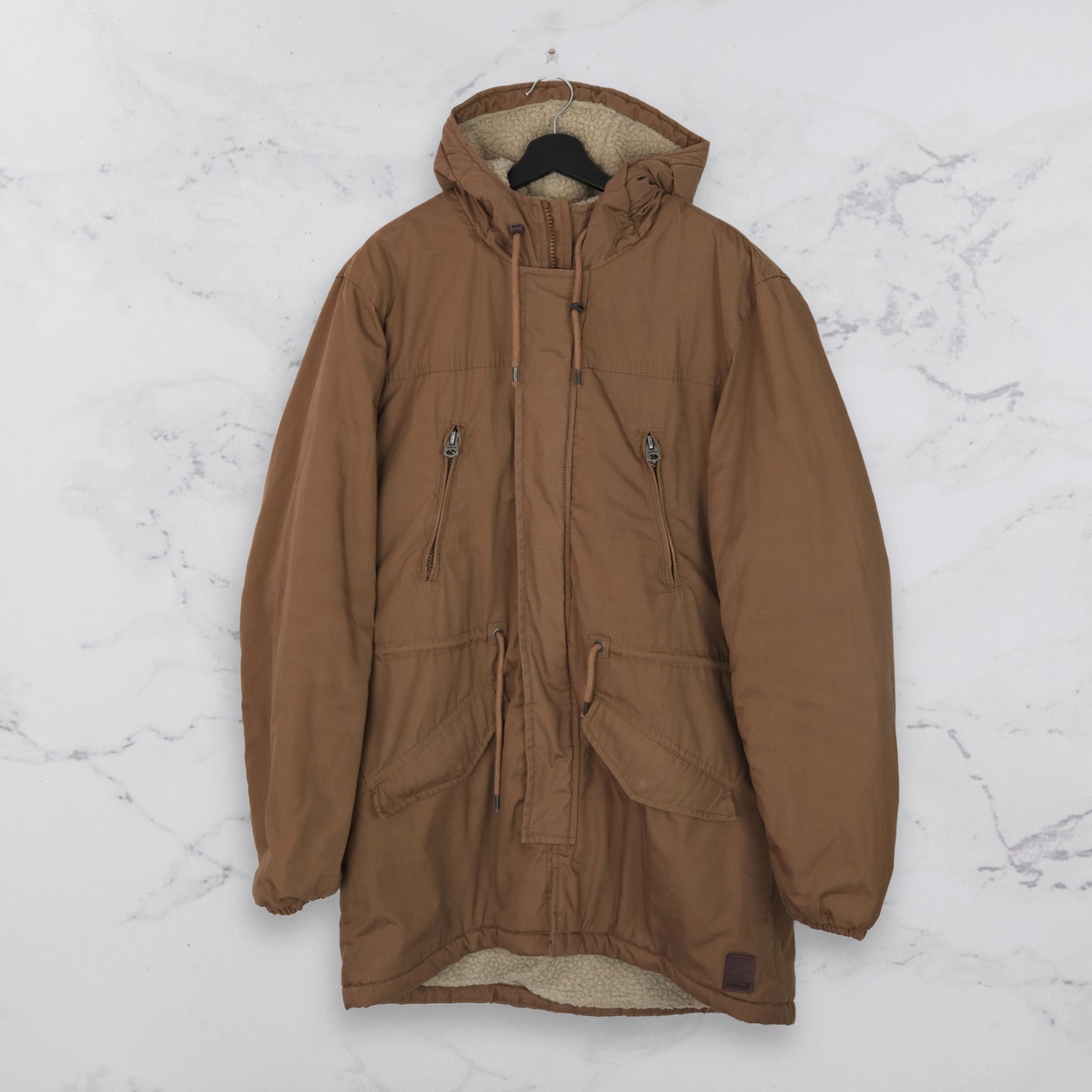 Brown Vintage Parka - Caramel Explorer - WearFinds