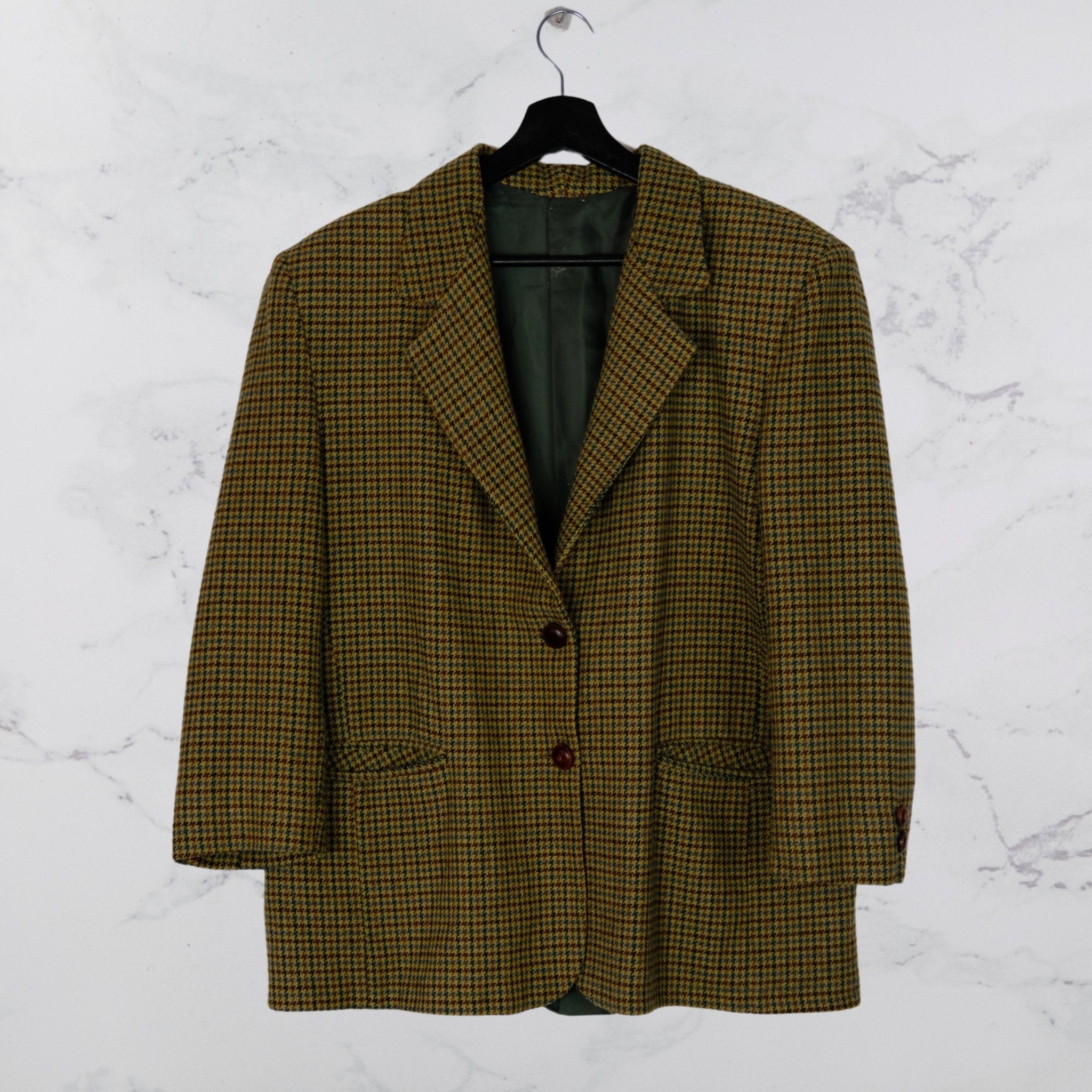 Classic Vintage Tweed Blazer - WearFinds