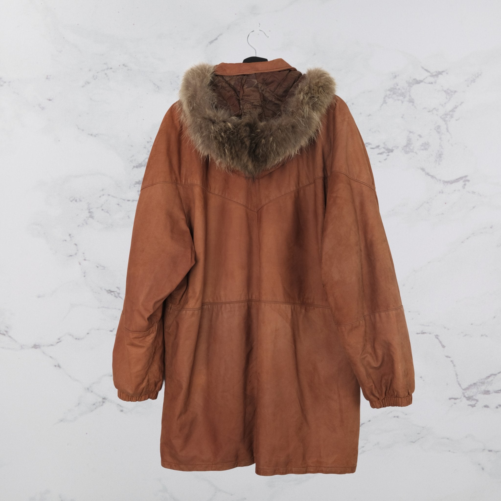 Rustic Parka with Fur - Trimmed Hood - WearFinds