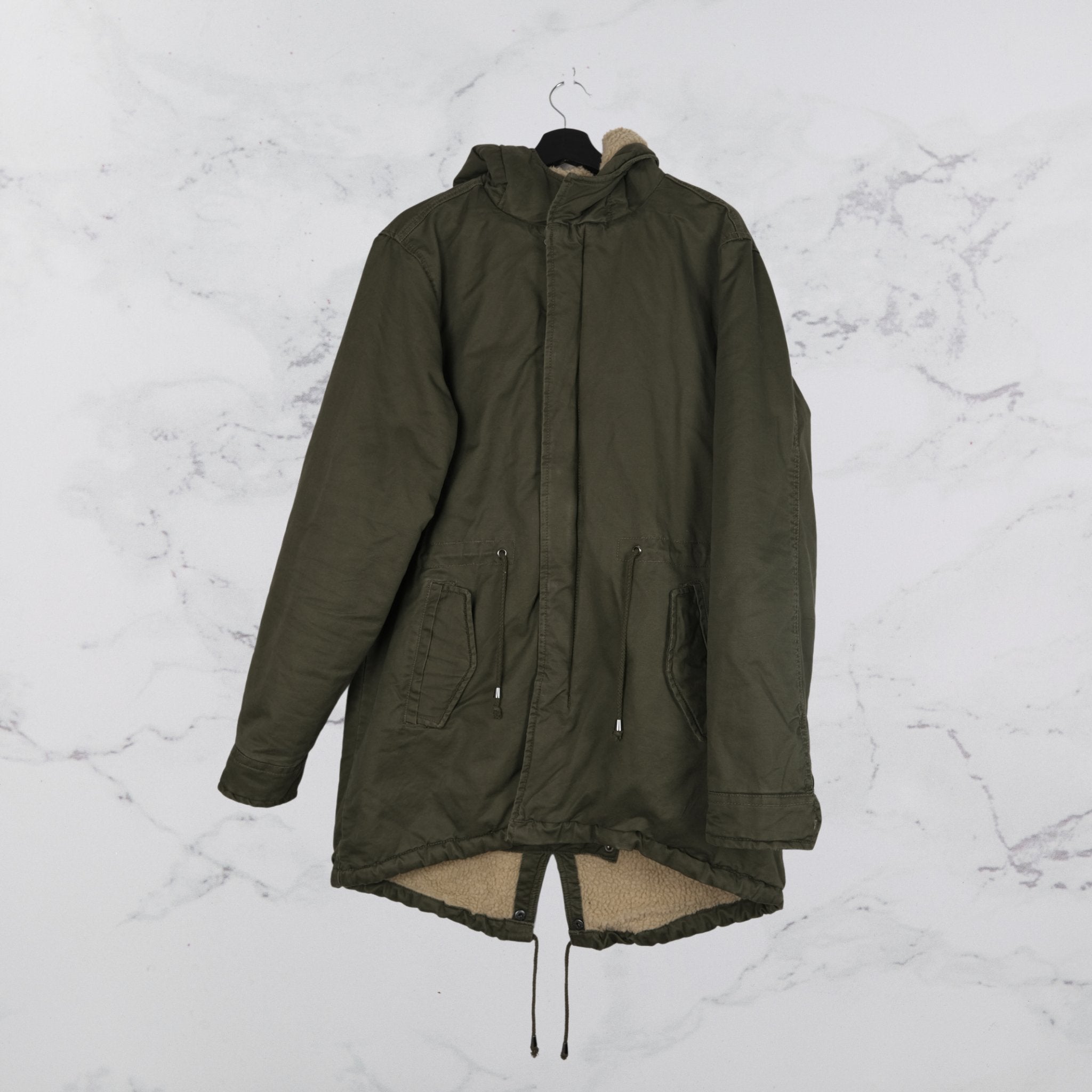 Sherpa - Lined Vintage Parka - Forest Haven - WearFinds