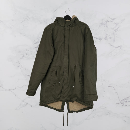 Sherpa - Lined Vintage Parka - Forest Haven - WearFinds