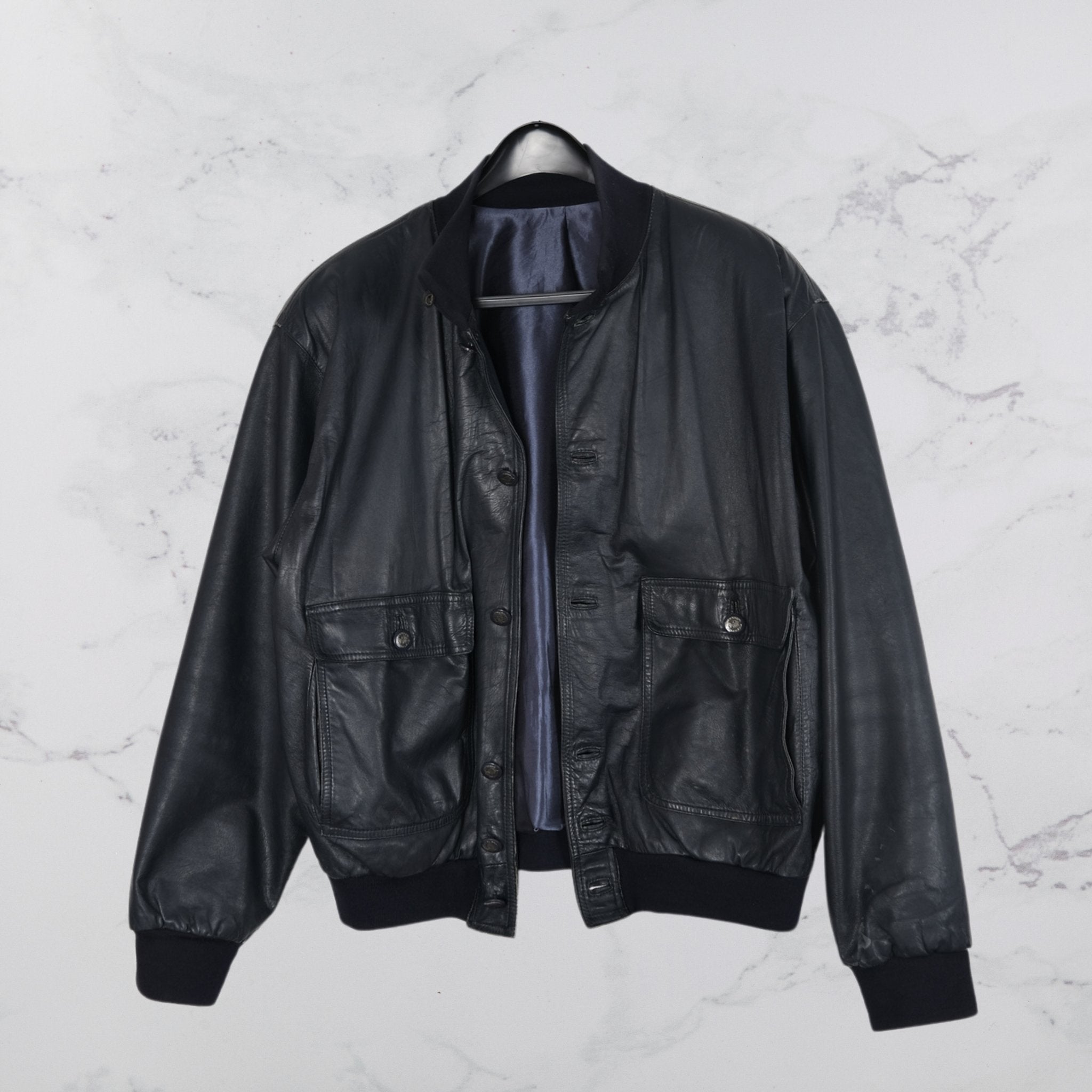 The Leather Bomber Jacket - WearFinds